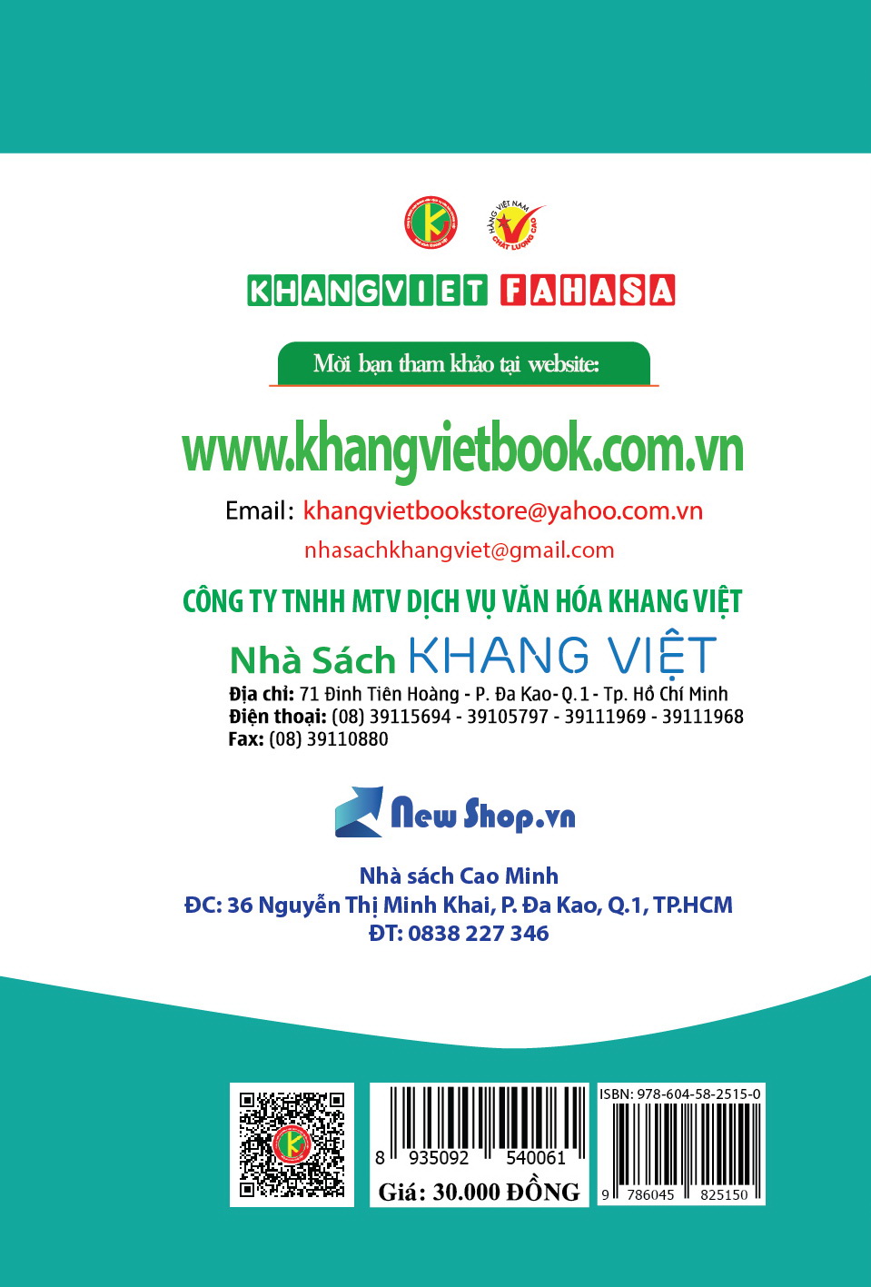 Bìa sau Giải Vở Bài Tập Toán 4 Tập 2